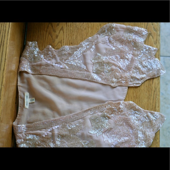 [Silence + Noise] Beaded Cropped Vest- Soft Pink - Picture 6 of 6